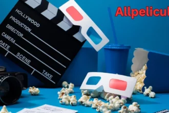 a movie clapper board and popcorn